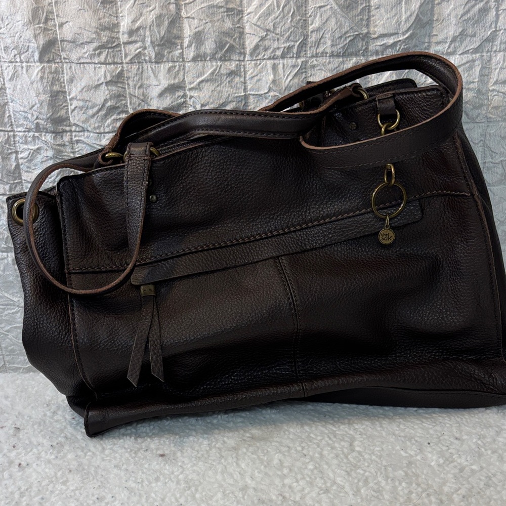 The Sak Dark Brown Leather Tote